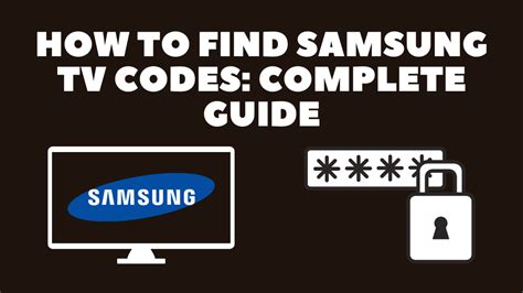 How To Find Samsung TV Codes: Complete Guide.